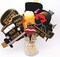 70th Birthday Photo Booth Props(41Pcs), 70 Fabulous Party Supplies, Gold and Black Birthday Favor Decorations